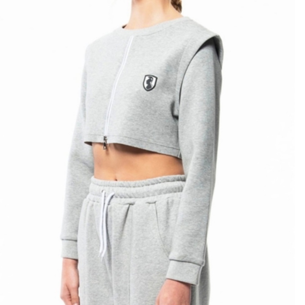 VHNY Cropped zip Sweatshirt